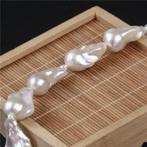 14-19mm Baroque Shape Real Natural Freshwater Pearl String Price For Sale