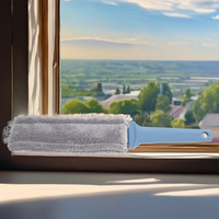 Brosse dépoussiérante en microfibre PP Sunshine Duster BD pour le nettoyage domestique, les fenêtres, les climatiseurs, les volets, les ventilateurs, les grilles d'aération, les plinthes et la poussière de voiture