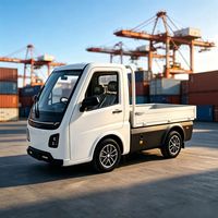 Camionnette électrique à plateau ouvert Runhorse Light-load EEC L7e, véhicule à énergie nouvelle, autonomie 201-300 km, puissance 50 kW, plateforme compacte mini ouverte