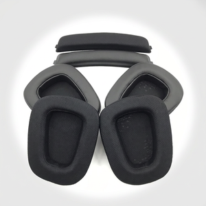 Coussinets d'écouteurs en cuir PU protéiné noir et flanelle pour Logitech G933 G633 G933s G633s – Vente en gros directe usine - Product Image 1
