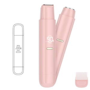 Depiladora Eléctrica Profesional para Mujer - Depiladora 2 en 1, Recortadora de Bikini, Recargable, con Pantalla LCD, Set de Belleza y Cuidado Personal - Product Image 1