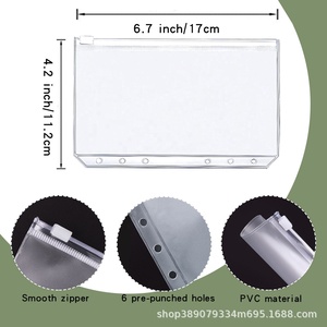 <span class=keywords><strong>New</strong></span> PU da bìa cứng Loose-Leaf xoắn ốc chất kết dính <span class=keywords><strong>A5</strong></span> A6 trường văn phòng ngân sách máy tính xách tay bơm lại máy tính xách tay Stickers Organizer - Product Image 5