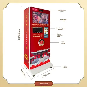 Kiosque interactif NINIX à écran tactile intelligent, avec gravure laser de jetons souvenirs, paiement sans espèces et distributeur de pièces de monnaie, conception personnalisée - Product Image 5