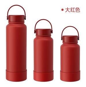 Bouteille d'eau isotherme en acier inoxydable SS304 à large ouverture, anti-chute, épaissie, disponible en plusieurs couleurs, idéale pour l'escalade en montagne - Product Image 6