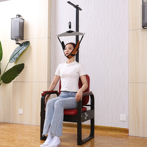 Silla de Tracción Cervical KS Roja, Soporte Manual para el Cuello, Uso Doméstico, para Alivio del Dolor Cervical - Product Image 3