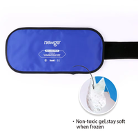 Newgo Bandage Gel de Thérapie Chaud Froid Réutilisable pour Poignet | Compression Réglable pour Soulager la Douleur