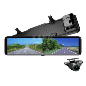 Espejo retrovisor Dash <span class=keywords><strong>Cam</strong></span> HD Streaming Media Recorder Grabación dual delantera y trasera 4K Ultra HD Grabadora de conducción transfronteriza - Product Image 4