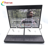 Support d'affichage rotatif et pliable pour écouteurs Bluetooth, avec éclairage LCD, hauteur réglable, léger, pour comptoir/table