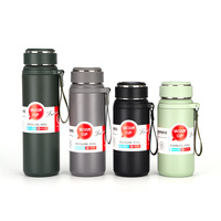 Botol minum vakum stainless steel berdinding ganda kapasitas besar untuk hadiah