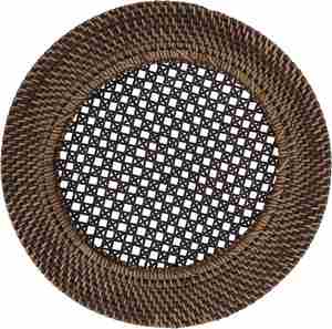 Plato de Carga Desechable Ecológico de Ratán Hecho a Mano, Vajilla Elegante y de Lujo para Hoteles y Restaurantes - Product Image 2