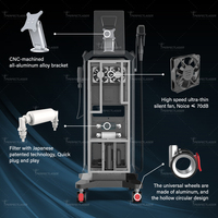 Mesin Penghilang Bulu Laser Diode Perfectlaser 1800W 808 4 Panjang Gelombang 100 Juta Tembakan Perangkat Epilasi Tanpa Rasa Sakit