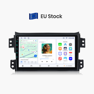 วิทยุติดรถยนต์ Junsun Wireless Carplay สำหรับ SUZUKI Splash Ritz ปี 2004-2010 Opel Agila ปี 2008-2012 พร้อมระบบนำทาง GPS และเครื่องเล่นมัลติมีเดีย - Product Image 1
