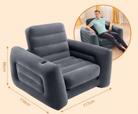 INTEX 66551 — canapé-lit extractible, mobilier d'extérieur et d'intérieur, canapé Double, grandes tailles