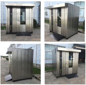 Four rotatif commercial à gaz <span class=keywords><strong>pour</strong></span> la cuisson du pain, <span class=keywords><strong>des</strong></span> toasts, <span class=keywords><strong>des</strong></span> baguettes et <span class=keywords><strong>des</strong></span> gâteaux de lune - Product Image 2