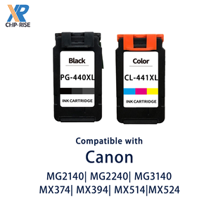 <span class=keywords><strong>Cartouche</strong></span> couleur complète compatible avec les imprimantes <span class=keywords><strong>Canon</strong></span> <span class=keywords><strong>PIXMA</strong></span> MG2140/MG2240/MG3140/MG3240, ChipRise PG-440XL CL-441XL - Product Image 3