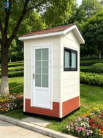 Maison conteneur préfabriquée moderne et détachable, toilettes portables écologiques modulaires pour parc