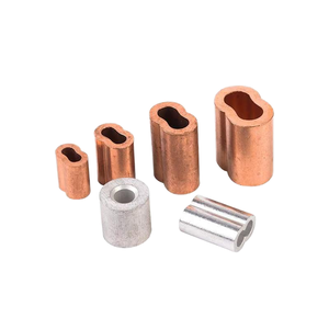 Bas prix câble de <span class=keywords><strong>cuivre</strong></span> Double <span class=keywords><strong>manchon</strong></span> en <span class=keywords><strong>cuivre</strong></span> 8 forme Tube à sertir sertissages de pêche <span class=keywords><strong>manchon</strong></span> en <span class=keywords><strong>cuivre</strong></span> pinces à câble - Product Image 2