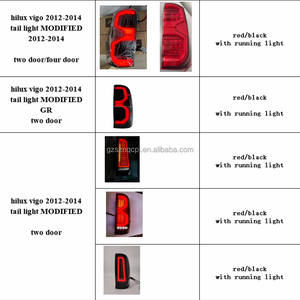 Para Toyota Hilux <span class=keywords><strong>Vigo</strong></span> 2012-2014 GR, Luz Trasera Modificada LED, Lámpara Trasera de Freno, Luz Diurna, Modificación de Ensamblaje DRL - Product Image 6