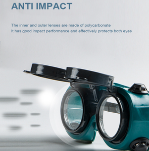 <span class=keywords><strong>Gafas</strong></span> <span class=keywords><strong>de</strong></span> Soldadura Profesionales Negras Personalizadas, <span class=keywords><strong>Gafas</strong></span> <span class=keywords><strong>de</strong></span> Seguridad Abatibles <span class=keywords><strong>de</strong></span> Doble Capa para Soldadura y Corte - Product Image 5