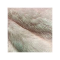 100% Polyester Offre Spéciale Tricoté Faux Lapin Cheveux Courts De Fourrure Fausse Fourrure Tissu Pour Manteau