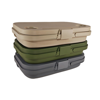 Panier de rangement durable pour le camping, le pique-nique, pliable, avec poignée