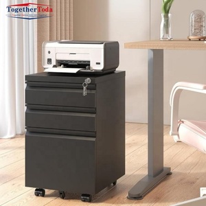 Structure de tiroir mobile à roulettes abordable et durable avec serrure pour armoire de rangement de dossiers – Vente en gros - Product Image 5