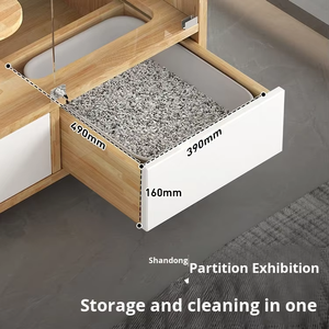 Venta Directa de Fábrica, Casa para Gatos de Doble Puerta Pintada de Lujo, Estable y Duradera, Multifuncional para Sala de Estar - Product Image 3