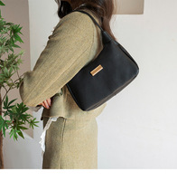 Sac à bandoulière décontracté en cuir PU couleur unie pour femme, collection 2024 – Vente en gros de sacs à main de marque pour femmes