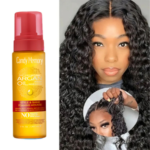 <span class=keywords><strong>Mousse</strong></span> moussante brillante à l'huile d'<span class=keywords><strong>argan</strong></span> du Maroc crée des enveloppements doux qui définissent les boucles ajoute une brillance exotique <span class=keywords><strong>Mousse</strong></span> pour cheveux naturels - Product Image 6