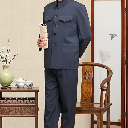 Poches arrière bleu marine