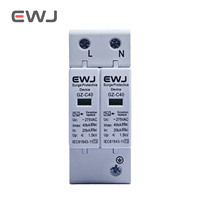 CE T2 AC SPD 2P 20KA ~ 40KA AC 275v 385V OEM maison parafoudre Protection parafoudre dispositif de protection parafoudre basse tension
