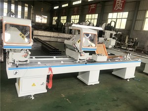45 90 Degree Double Head CNC Saw UPVC PVC Profile Window and Door Cutting Machine - Product Image 2