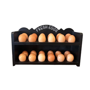 Nhà Máy Giá Biểu Tượng Tùy Chỉnh Có Thể Tháo Rời Khay Chim Cút Trứng Hộp Lưu Trữ Đứng Chim Cánh Cụt Trứng Chủ Gỗ Cho Tủ Lạnh - Product Image 1