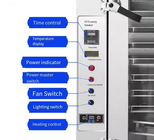 Fumoir commercial Fumoir à viande électrique Viande de <span class=keywords><strong>poisson</strong></span> chaude et froide Four à fumer Machine Machine à viande sèche - Product Image 6