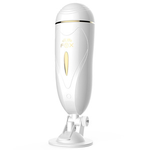 Masturbador Masculino FOX <span class=keywords><strong>Pleasure</strong></span> Bed Aircraft Cup con Funciones de Succión y Sujeción, Sensor Inteligente y Sonido para Adultos - Product Image 1