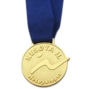 Fazendo nadar Corrida prêmio peru lembrança medalhas Cheap wtd Vintage 3d Metal wtd personalizar esportes natação medalhas com fita cabide