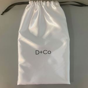 Sac d'emballage de luxe en satin pour perruque 40*30 cm avec logo personnalisé, cordon de serrage en soie biodégradable 10*4 pouces pour emballage cadeau - Product Image 3