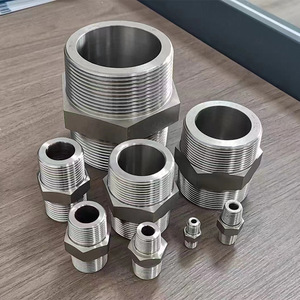 Raccords de tuyauterie rigides haute pression à double filetage mâle hexagonal en acier inoxydable Hebei Longben - Product Image 1