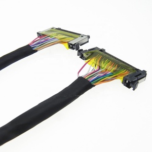 สายเคเบิล FFC แบบ LVDS สำหรับจอ LCD 41 พิน แบบกำหนดเอง <span class=keywords><strong>JAE</strong></span> FI-RE41HL พร้อมขั้วต่อทั้งสองด้าน ฉนวน PTFE/PVC สำหรับงานแสดงผลอิเล็กทรอนิกส์ - Product Image 3