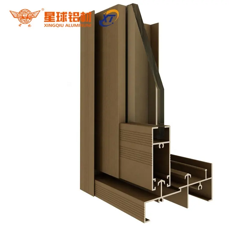 XingQiu foshan customized aluminum window extrusion profile aluminium sliding windows frame profile with electrophoresis finish