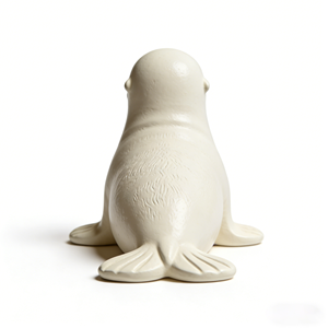 Figura Coleccionable de Foca, Adorno de Resina de <span class=keywords><strong>León</strong></span> Marino Blanco para <span class=keywords><strong>Playa</strong></span> y Regalo de Inauguración de Casa - Product Image 3