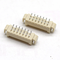 Échantillons gratuits espacement 1.25mm hauteur 4.7mm Positions 02p-16p plaquette connecteur SMT à angle droit à une rangée pour carte PCB