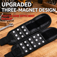 Suoan Sangle de poignet portable durable avec poche magnétique intégrée pour les passionnés de bricolage