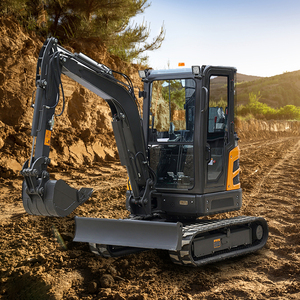 3000KG Mini Excavadora Auger Accesorio United Rentals Kit de pulgar hidráulico Tractor <span class=keywords><strong>Retroexcavadora</strong></span> 4 en 1 Cubo Dozer Blade Motor Fan - Product Image 2