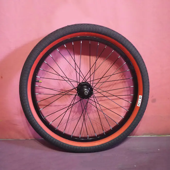 BMX Räder Vorder-und Hinterrad Fahrrad rad 20 Zoll 20*2,4 CK Reifen Street Bike Lager Radsatz