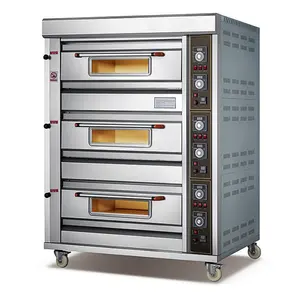 Factory price wholesaledeck ovenUniform and independent temperature control up and downoven for baking bread