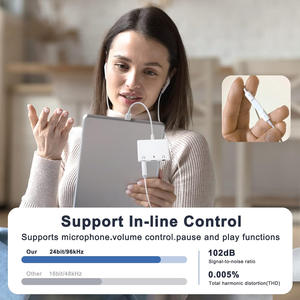 USB C a 3.5mm adattatore Audio, 3 in 1 Aux a USB C Splitter per cuffie doppio Jack Audio 3.5mm e PD 60W ricarica rapida, compatibile - Product Image 4