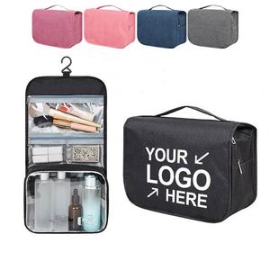 <b>Large</b> Capacity Oxford Cloth Toiletry <b>Bag</b> Fashion Waterproof Hook Custom Logo Geometric Pattern Cosmetics Storage <b>Makeup</b> Zipper - Product Image 1