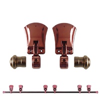 B&R D07 Asas de Barra de Plástico Estilo Europeo para Ataúdes (Dorado/Plateado/Bronce Antiguo/Cobre) para Uso en Adultos - Internacional