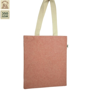 Sac fourre-tout en coton rose mélangé 36 x 42,5 cm, réutilisable, écologique, pour les courses, les voyages, le bureau, le quotidien, sac à bandoulière - Product Image 2